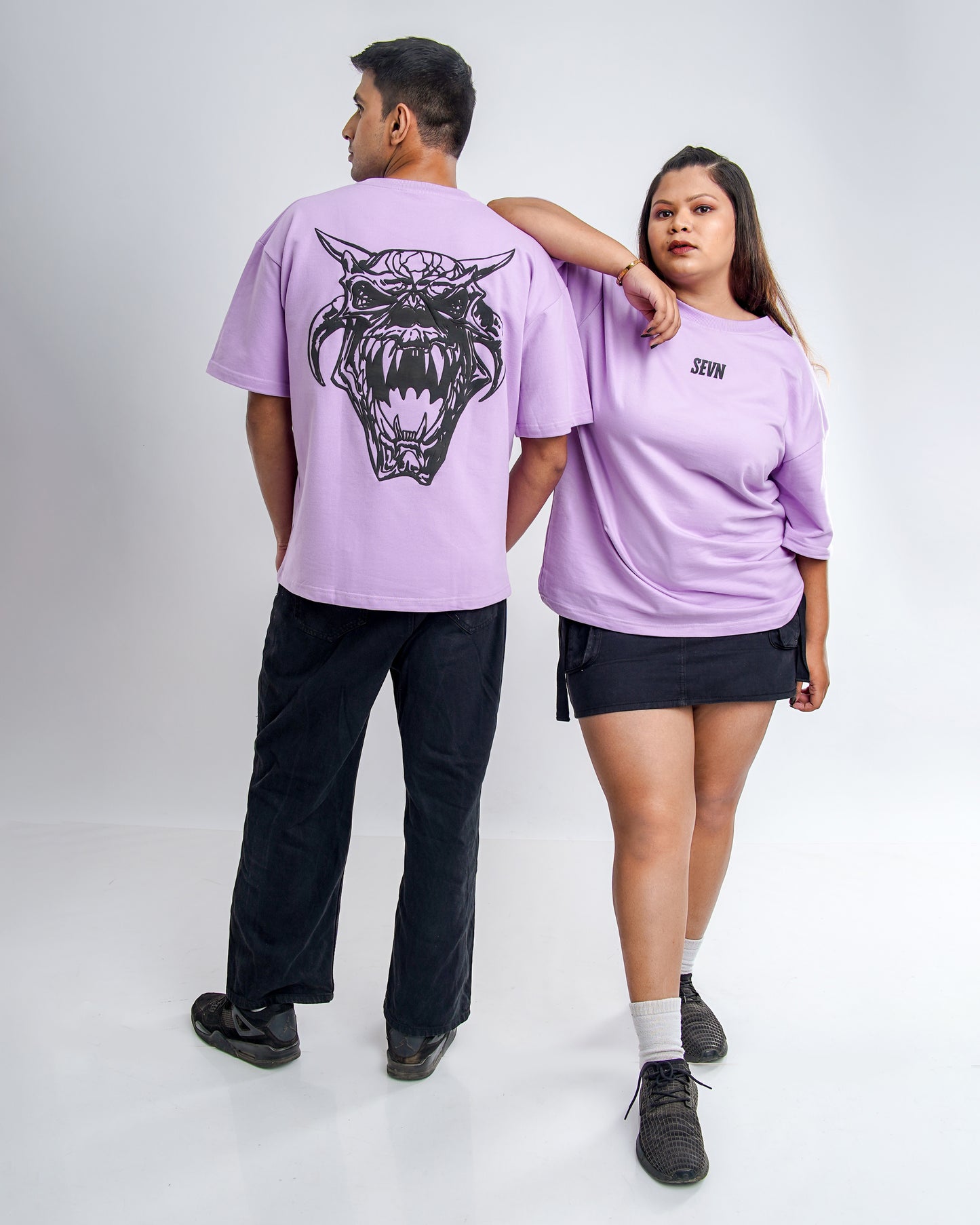 Purple Beast Oversized Tee