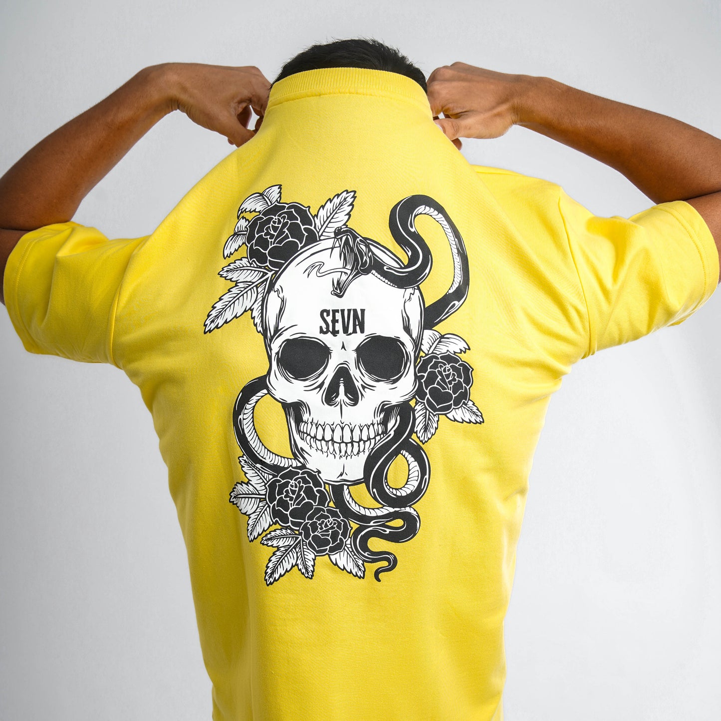 Spooky Yellow Oversized Tee